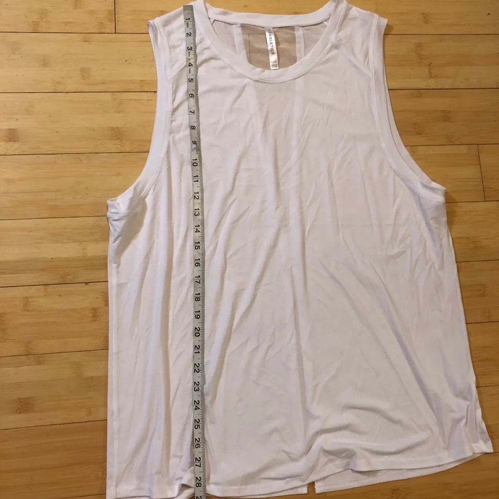 Fabletics Monet Back Tie Back Tank Top XXL White EUC - Picture 14 of 16